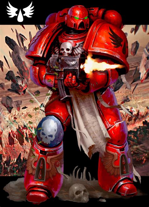 Warhammer 40k - Blood Angels Space Marine by Pyro7380 on DeviantArt