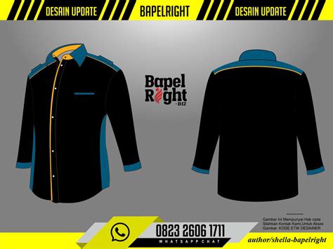 Desain Baju Kantor Modern | desain seragam kerja lengan panjang | keren