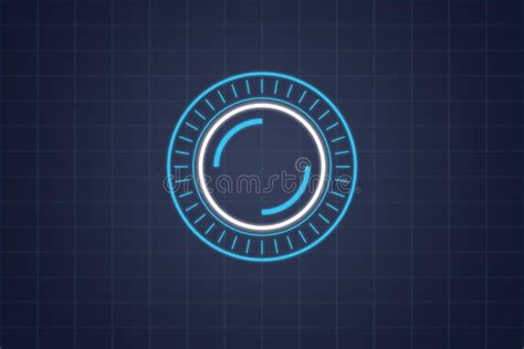 Blue Futuristic Technology Background, Illustration. Stock Illustration - Illustration of board ...