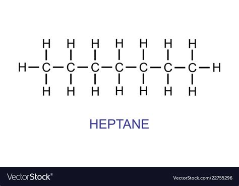 Structural Formula Of Heptane