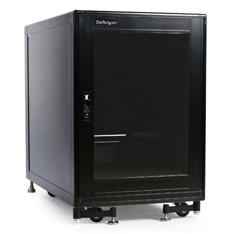 Amazon.com: StarTech.com 15U 19-Inch Black Server Rack Cabinet with Fans 2636CABINET (Black ...