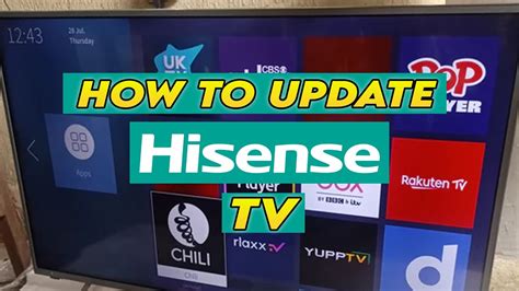 Hisense TV: How to Update - YouTube