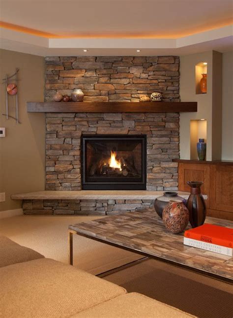 25 Corner Fireplace Living Room Ideas You’ll Love - Interior God ...