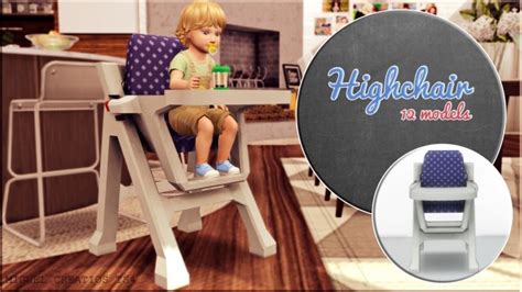 Toddler Highchair (functional) at Victor Miguel » Sims 4 Updates