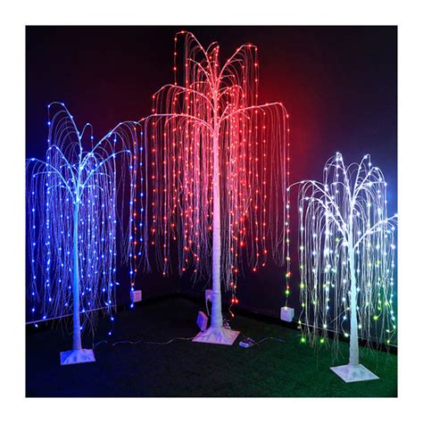 Smart RGB Mobile APP Control Christmas Tree Artificial LED Lights ...