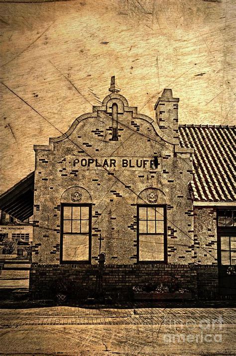 Historic Train Depot, Poplar Bluff, Mo. - Series 3-2 Photograph by Debbie Portwood - Fine Art ...