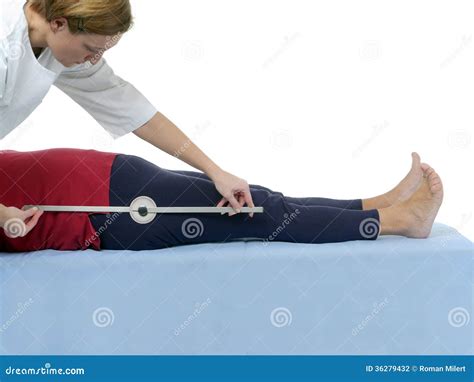 Measurement Of Hip Joint Flexion Stock Photo | CartoonDealer.com #36279432