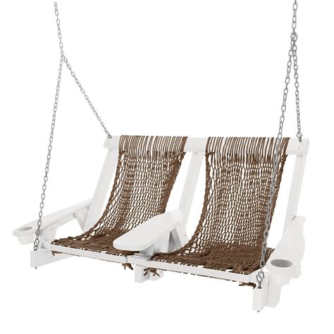 Pawleys Island Hammocks Coastal Rope Double Chair Porch Swing | Porch swing, Pawleys island ...