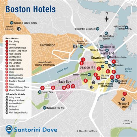 BOSTON HOTEL MAP - Best Areas & Places to Stay | Boston hotels, Best hotels in boston, Boston travel