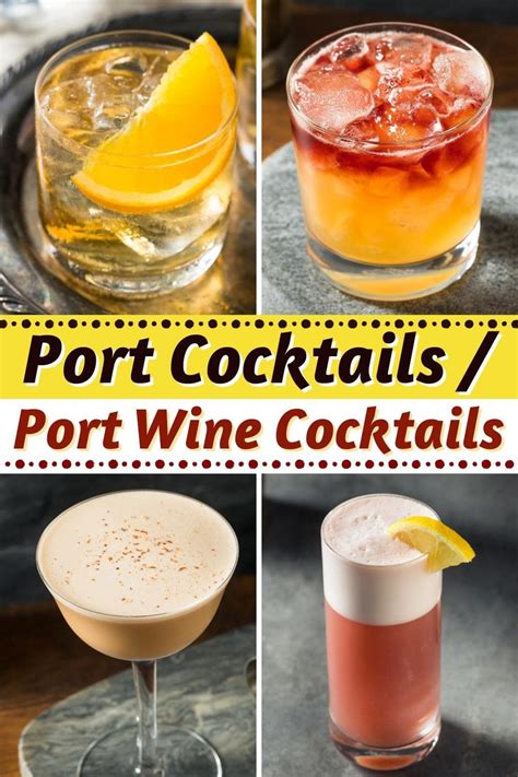 17 Easy Port Cocktails (Port Wine Cocktails) - Insanely Good