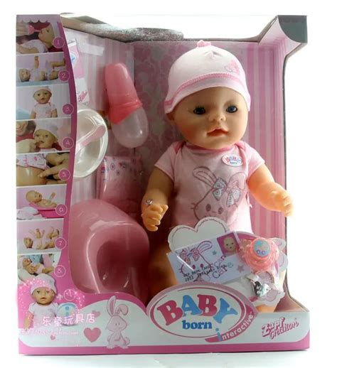 Zapf creation artificial baby born doll baby free shipping-in Dolls ...