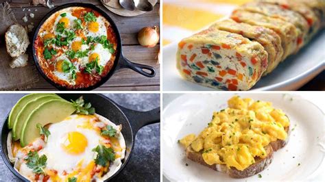 4 recettes à l’œuf faciles et gourmandes pour un brunch ou petit déjeuner - YouTube