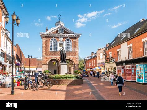 Tamworth town hall Market place Tamworth town Staffordshire England UK ...