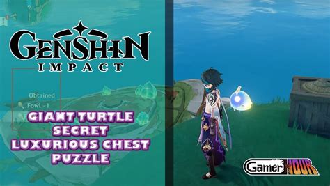 Genshin Impact: Giant Turtle Secret Luxurious Chest Puzzle - GamerHour