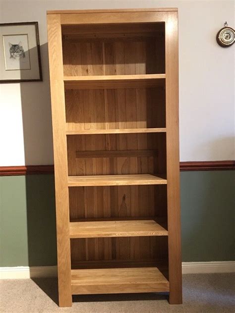 Solid Oak Tall Bookcase | in Weavering, Kent | Gumtree