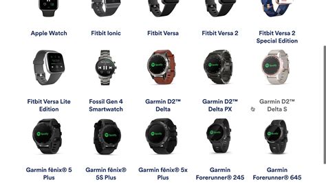 List of SMARTWATCHES with SPOTIFY - YouTube