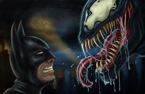 Batman Vs Venom Wallpaper,HD Superheroes Wallpapers,4k Wallpapers ...