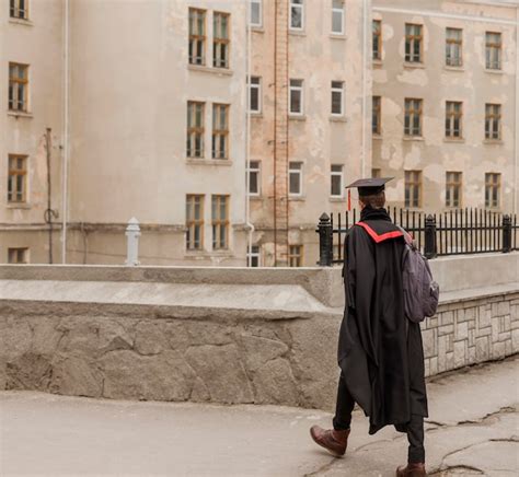 Free Photo | Student walking to graduation ceremony