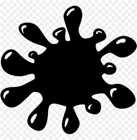 Black Splat Clip Art At Clker Com Vector Clip Art Online - Black Splat Clipart PNG Transparent ...