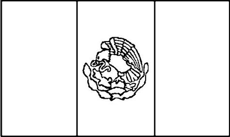 Flag Of Mexico Coloring Pages - Learny Kids