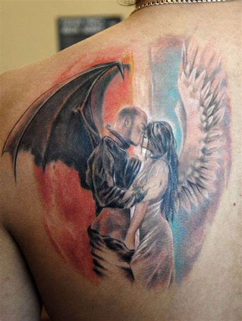 20+ Great Devil and Angel Tattoo Designs | EntertainmentMesh