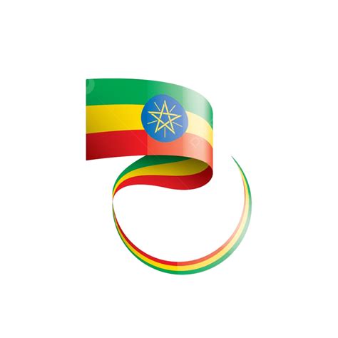 Ethiopia Flag Vector Hd PNG Images, Ethiopia National Flag Banner Illustration, 3d, National ...