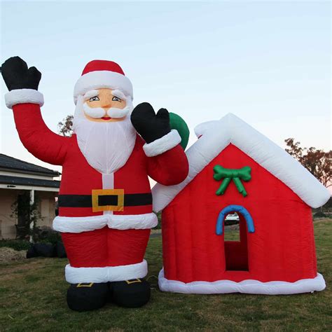 4M Giant Christmas Santa Claus Inflatable Outdoor Decoration - Amazing ...