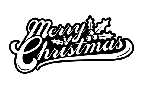 Merry Christmas text font graphic 552706 Vector Art at Vecteezy