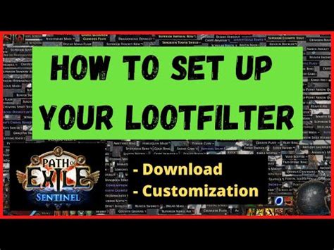 How to Set Up Your Lootfilter for Path of Exile (Customization, Download) | Neversink ...