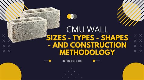 CMU Wall - Detail – Construction – Sizes & 5 Types Shapes (in Detail)