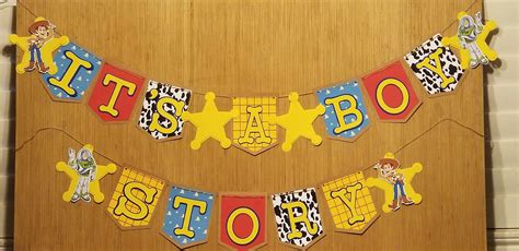 Toy Story Birthday Banner/ Inspired Toy Story Happy Birthday | Etsy