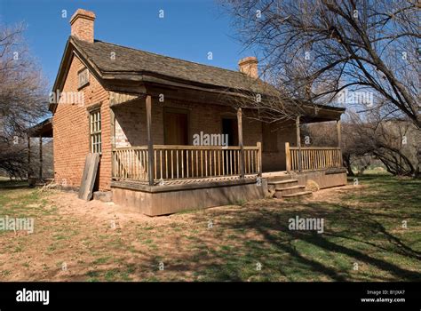 Deserted dwelling, historic Grafton ghost town, near Zion National Park ...