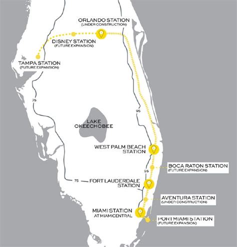 Brightline planning 320-mile Florida passenger rail route from Miami to ...