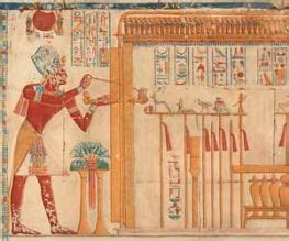 Dorothy Eady / Omm Seti . Copy of a wall painting at the Temple of Seti ...