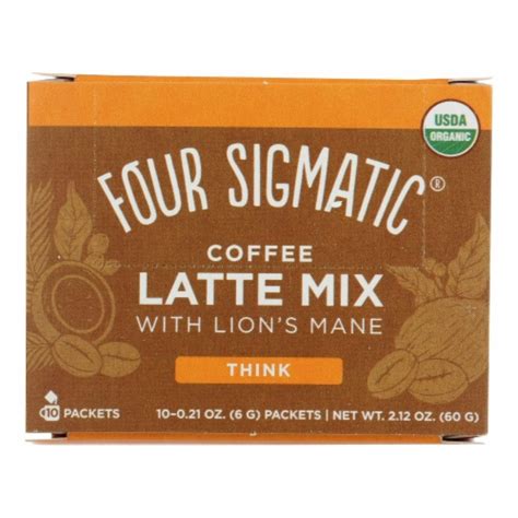 Four Sigmatic Coffee Latte Lions Mane, 4 pk / 2.12 oz - Pay Less Super Markets