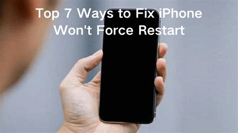 7 Fixes for iPhone Force Restart Not Working [Complete Guide]