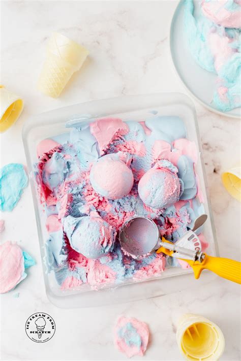 Cotton Candy Ice Cream Recipe - Ice Cream From Scratch