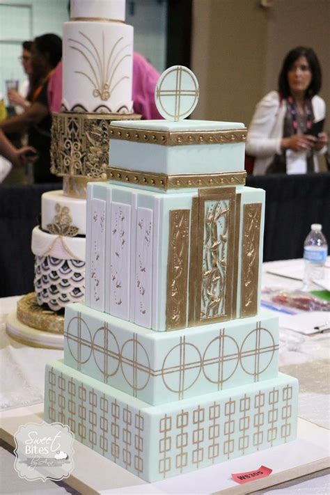 South Beach Art Deco - Decorated Cake by Sweet Bites by - CakesDecor