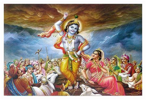 The Story of Goverdhan Lila of Shri Krishna - DNA Of Hinduism