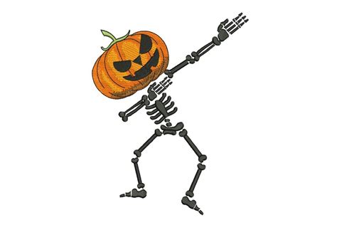 Dancing Halloween Skeleton · Creative Fabrica