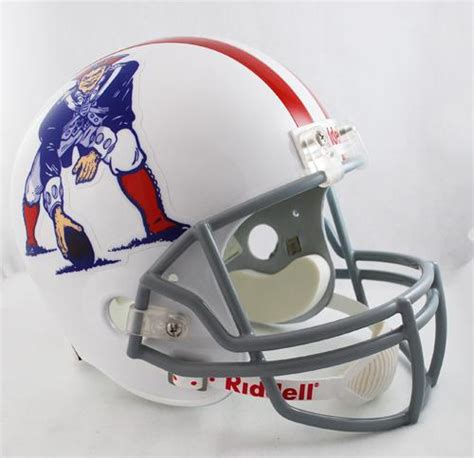 New England Patriots Helmet 1961-64 Throwback Deluxe Replica Full Size ...