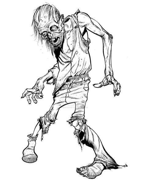 Zombie Cartoon Drawing at GetDrawings | Free download