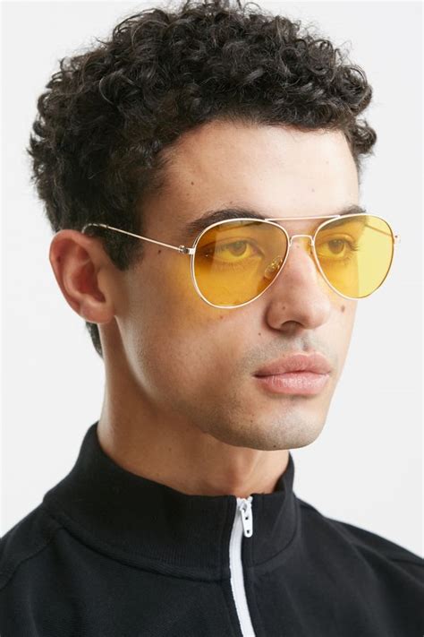 Yellow Aviator Sunglasses - TopSunglasses.net