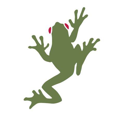 Tree Frog Stencil