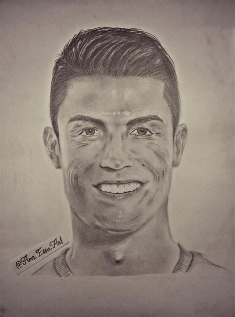 Cristiano Ronaldo CR7 pencil drawing portrait. by AmrEssaArt on DeviantArt