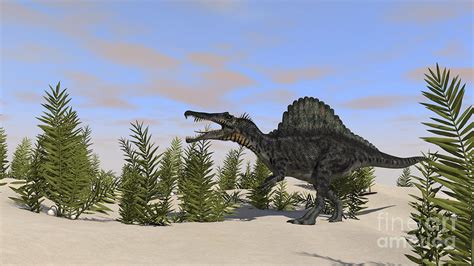 Spinosaurus Hunting For Its Next Meal Photograph by Kostyantyn ...