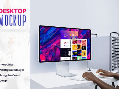 Desktop Mockup Template by Altaf Rahman ⚓️ on Dribbble