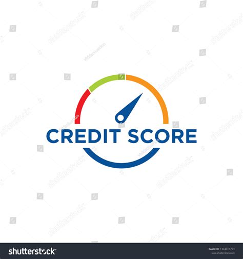 Credit Score Speed Meter Rating Logo Stock Vector (Royalty Free ...