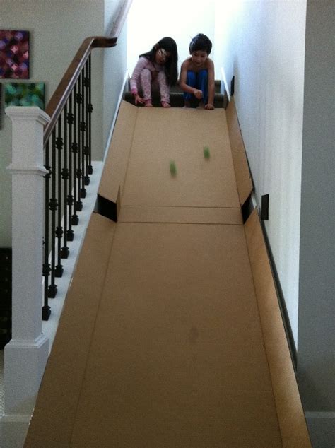 DIY Entertaining Kids’ Cardboard Slide At Home | Kidsomania