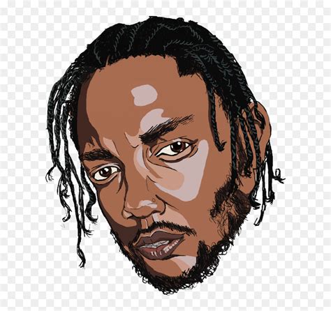 Kendrick Lamar Stylised Portrait - Cartoon Art Kendrick Lamar, HD Png ...